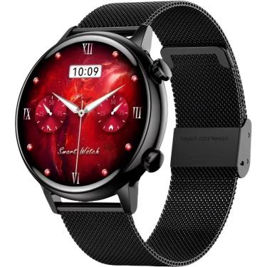 Imagem de Smartwatch G-Tide Romance Preto, IP68, Bluetooth 5.0