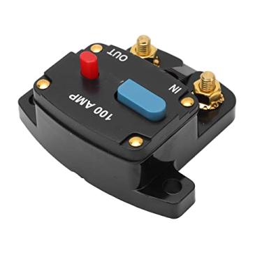 Imagem de Manual do Disjuntor de áudio do Carro Fusível de Redefinição para o Estéreo para Barcos ônibus de Caminhões, Liga de Metal Abs, Liga de Metal (50a) (60a) (80a) (100a)