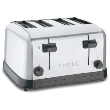 Imagem de Torradeira Elétrica, 4 fatias, WarCT, 110v, WARING WCT708, Prateado