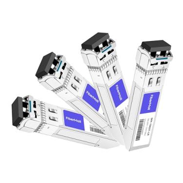 Imagem de Módulo transceptor óptico SFP+ 10G LR compatível com Fortinet Network FN-Tran-SFP-LR 10GBASE-LR SFP+ 1310 nm 10 km DDM Duplex LC SMF pacote com 4