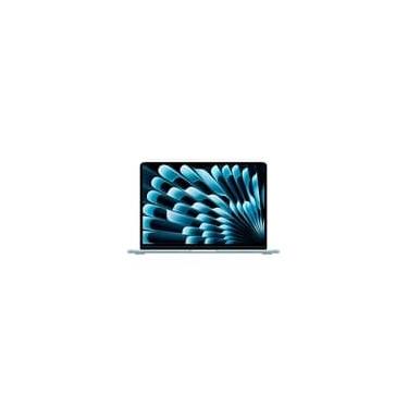 Imagem de MacBook Air Apple 13" Chip M4, CPU 10 Núcleos, GPU 8 Núcleos, Neural Engine 16 Núcleos, 16GB RAM, SSD 256GB, Azul-céu - MC6T4BZ/A