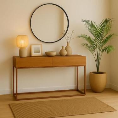 Imagem de Buffet P/ Hall De Entrada Aparador Estilo Robusto Industrial - LCN Móv