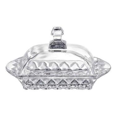 Imagem de Manteigueira De Cristal Com Tampa Lisa Sophie L'Hermitage - L"Hermitag