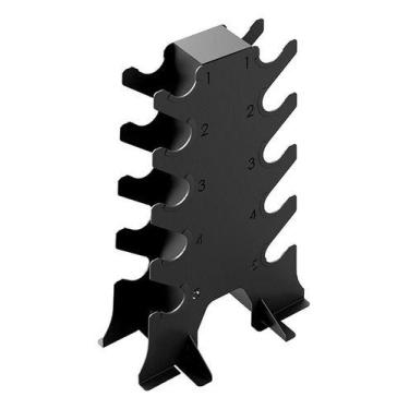 Imagem de Expositor 5 Pares Halteres Bola Sextavado Base Protegida