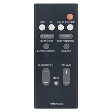 Imagem de PERFASCIN Controle remoto de substituição FSR78 ZV28960 adequado para Yamaha Soundbar YAS-108 YAS106 YAS107 YAS207 ATS1060 ATS1070 ATS2070 NSWSW42 YASCU207