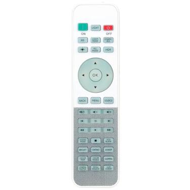 Imagem de Controle remoto compatível com projetor BenQ W2000+ W1070+ W1080ST+ HT1085ST W1120 TH683 W1110 TK800M W2000 W1075 W1090 W1700 HT2150ST HT2050 MH666 84 W3 000 HT2550 HT1075 TH670