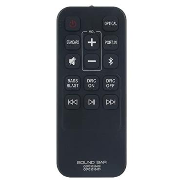 Imagem de PERFASCIN COV33552438 COV33552433 Controle remoto de substituição adequado para LG SK1 2.0 Channel Compact Sound Bar