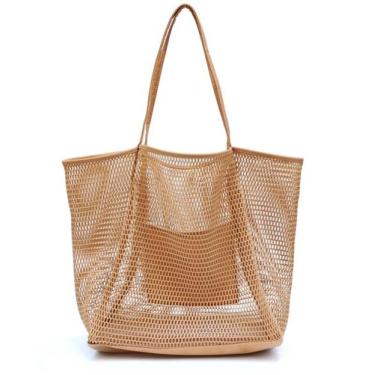 Imagem de Sacola de praia HOXIS Mesh Nylon e Poliéster para mulheres