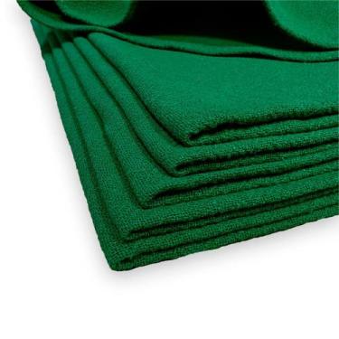 Imagem de Pano de Prato Verde Pé de Galinha C/ Bainha - 25 unidades - Barca Util