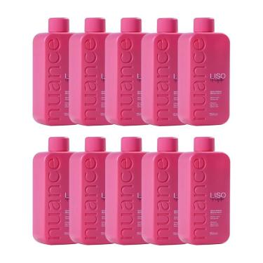 Imagem de Kit 10 Escovas Progressivas Nuance Liso Perfeito Orgânica 1 Litro