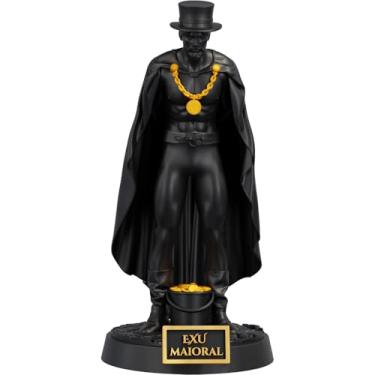 Imagem de Estátua Exu Maioral Imagem Umbanda Candomblé (Cor Aurum Noctis)