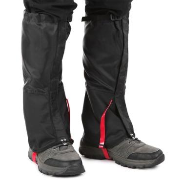 Imagem de Polainas, Polainas de Perna Ajustáveis à Prova D'água Polainas para Homens Caminhadas Polainas Ajustáveis para Botas de Neve para Caminhadas, Caça e Caminhada (L)