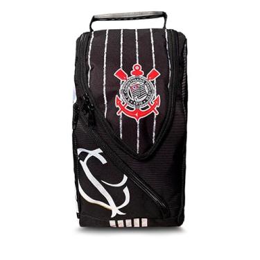 Imagem de Porta chuteira Corinthians compacta e com estampa única, estilo e raça em cada detalhe