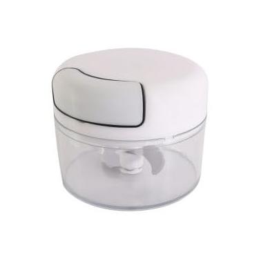 Imagem de Mini Multiprocessador Triturador Manual 2 Lâminas Inox Alho
