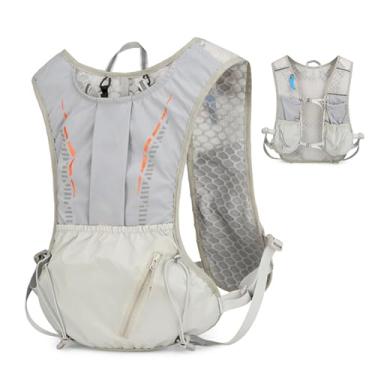 Imagem de Mochila de hidratação, Mochila para caminhadas - Pacote reflexivo para viagens - Mochila de hidratação à prova d'água com grande capacidade para executar o ciclismo de acampamento