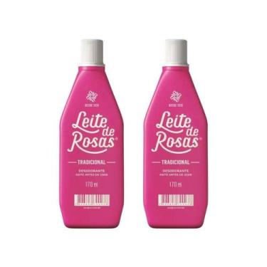 Imagem de Desodorante Leite de Rosas Tradicional 170ml Kit com 2 Unidades Loção 