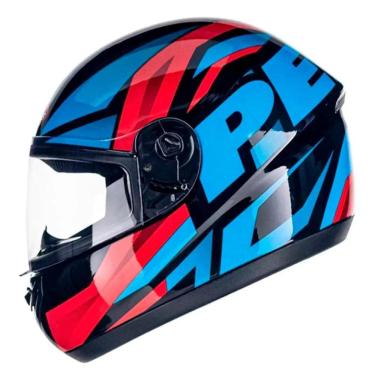 Imagem de Capacete Peels Spike Maxi Preto Azul Vermelho