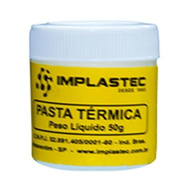 Imagem de Pasta Termica Implastec A Base De Silicone Pote 50g