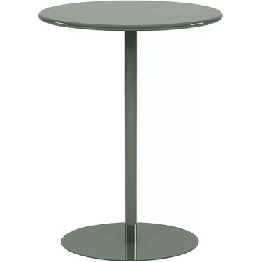 Imagem de Mesa De Bistrô Mobília Clássica De Pub Bistrô, Mesa De Coquetel De Metal, Mesa De Pub Interna/externa, Mesa De Café De Sofá Para Sala De Estar, Varanda, Pátio, Dark Green, Dia 48 x H 72cm