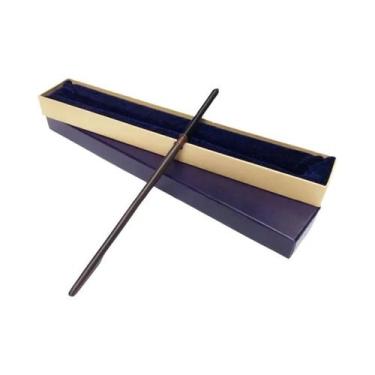 Imagem de varinha mágica com núcleo de metal cosplay para crianças com caixa - o