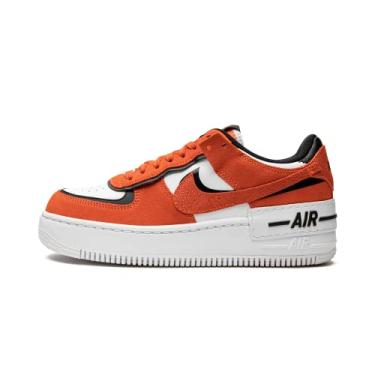 Imagem de Nike Tênis feminino Air Force 1 Crater Flyknit Fúcsia brilho/rosa branco (DC7273 500), Rush Orange Black Goiaba Ice, 44