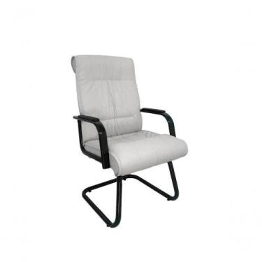 Imagem de Cadeira Interlocutor Para Escritório Linha Itália Branco - DESIGN OFFI