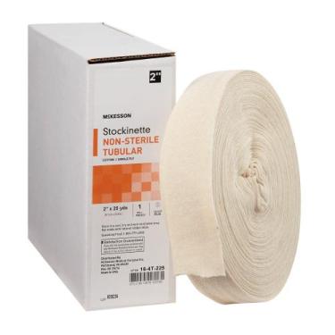 Imagem de Tubular de algodão não estéril Stockinette McKesson 5cm x 23m