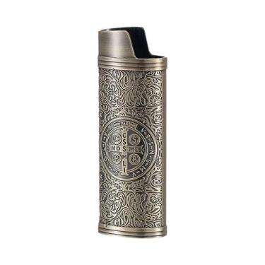 Imagem de Grande J6 3D Girl Design À Prova De Choque De Metal Francês BIC Isquei