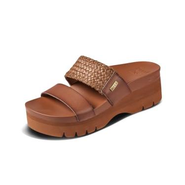 Imagem de REEF Feminino, Cushion Vista Higher Slide, Espresso Raffia, 41