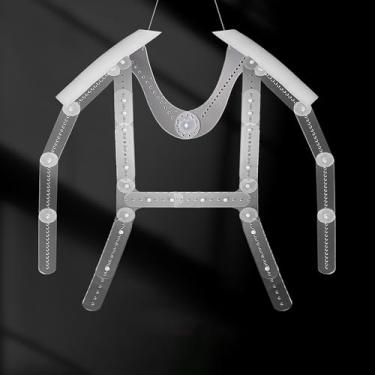 Imagem de Suporte Para Manequim Plástico Transparente Ajustável Em Pose, Cabides Para Roupas De Boutique Para Crianças & Mulheres/homens, Cabides De Fundo Para Fotografia Leves, Female