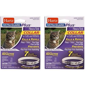 Imagem de Coleira anti-pulgas e carrapatos Hartz UltraGuard Plus Reflective Cat x2