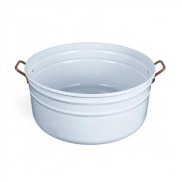 Imagem de Tina Escalda Pés, Bacia Pedicure, Balde Newborn, Ofurô Pinus(branco)
