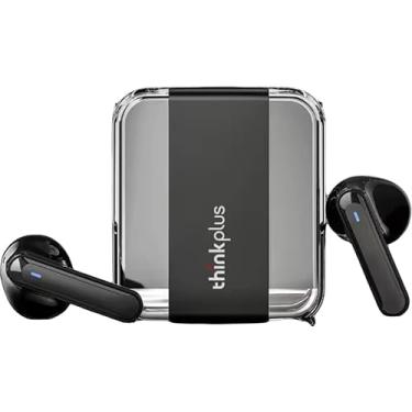 Imagem de Thinkk Plus Fones de Ouvido Gamer, Bluetooth sem Fio, Design Elegante em Preto, com Estojo de Carregamento