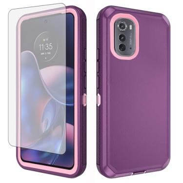 Imagem de Asuwish Capa de celular para Motorola Moto Edge 2022/MotoEdge 5G UW 2022 capa de celular híbrida robusta à prova de choque à prova de quedas acessórios móveis de corpo inteiro resistente Gen 3