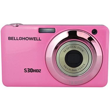 Imagem de Câmera digital Bell+Howell S30HDZ-PK 15MP com tela LCD de 2,7 polegadas (rosa)