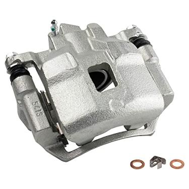 Imagem de TRQ Pinça de freio dianteira direita com suporte do lado do passageiro compatível com Chevrolet Prizm Toyota Corolla 1998-2002