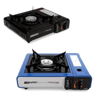 Imagem de Fogareiro Frontier Única Portátil Para Cozinha Camping e Lazer Azul ou