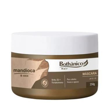 Imagem de Máscara Mandioca e Coco Bothânico Cabelos Opacos Fracos 250g