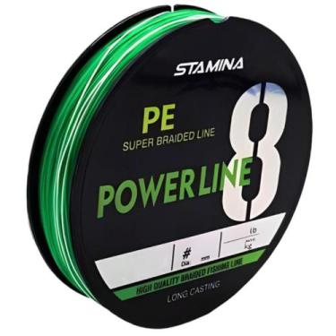 Imagem de Linha Multifilamento PowerLine 0,40mm 300mts Verde - Stamina