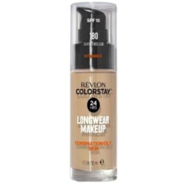 Imagem de Base Líquida Colorstay Pump Pele Oleosa Sand Beige nº 180 FPS 15 30 ml