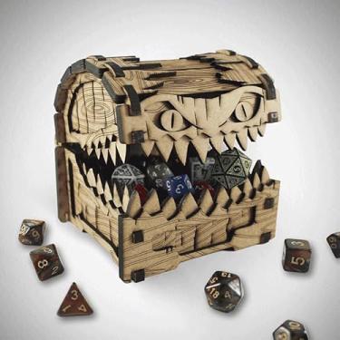 Imagem de Baú para Dados de RPG - Mímico - Mais RPG