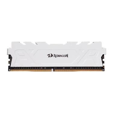 Imagem de Memória 8Gb Ddr4 3200Mhz Redragon Rage Branco Cl16 - Gm-711