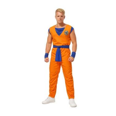 Imagem de Fantasia De Goku Adulto Dragon Ball Super Cosplay luxo - Boo Fantasias