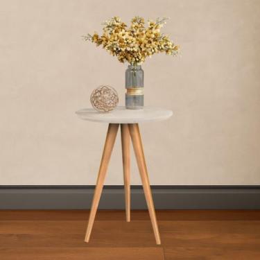 Imagem de Mesa de Apoio para Sala Retrô Classic com Pés Palito - Lojas Comprou C