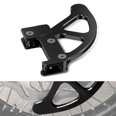 Imagem de NICECNC Protetor de disco de freio traseiro preto compatível com Husqvarna 125-501 TC/FC/TE/FE 2014-2017 FC250/350/450 2019-2021 compatível com Husaberg TE/FE 250-570 allshippage 2009-2014 Ver ajuste