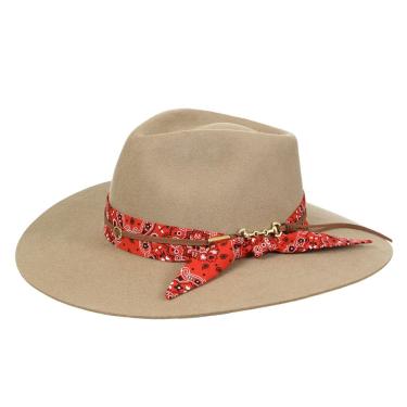 Imagem de Chapéu Feltro Camel Com Bandana Marcatto 36945