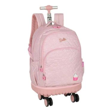 Imagem de Mochila C/Rodinhas Luxcel Note Barbie Rosa