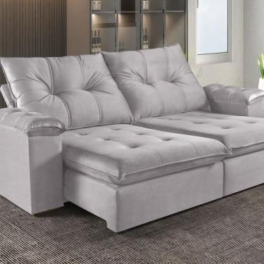 Imagem de Sofá Retrátil e Reclinável 2 Lugares M-194 2,10m Molas Ensacadas Pillo