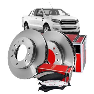 Imagem de Kit Disco e Pastilha Freio Dianteiro Compatível com Ranger 2013 a 2022 Original – J2MJ1125AA + MB6T2K021AA