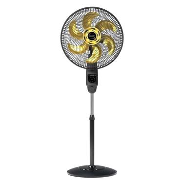 Imagem de Ventilador Coluna Mallory Chronos 126W TS+ 6 Pás 40cm com 3 Velocidades Preto/Dourado